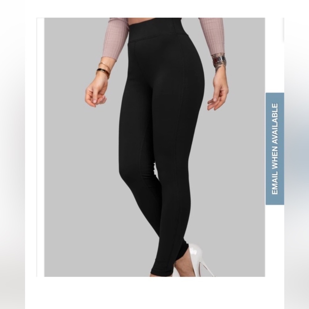 ByEGREIS BLACK LEGGINGS SIZE LARGE